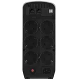 ИБП CyberPower CP900EPFCLCD, Line-Interactive, 900VA/540W, LCD, AVR, RJ11/RJ45, USB, 6*Schuko, USB