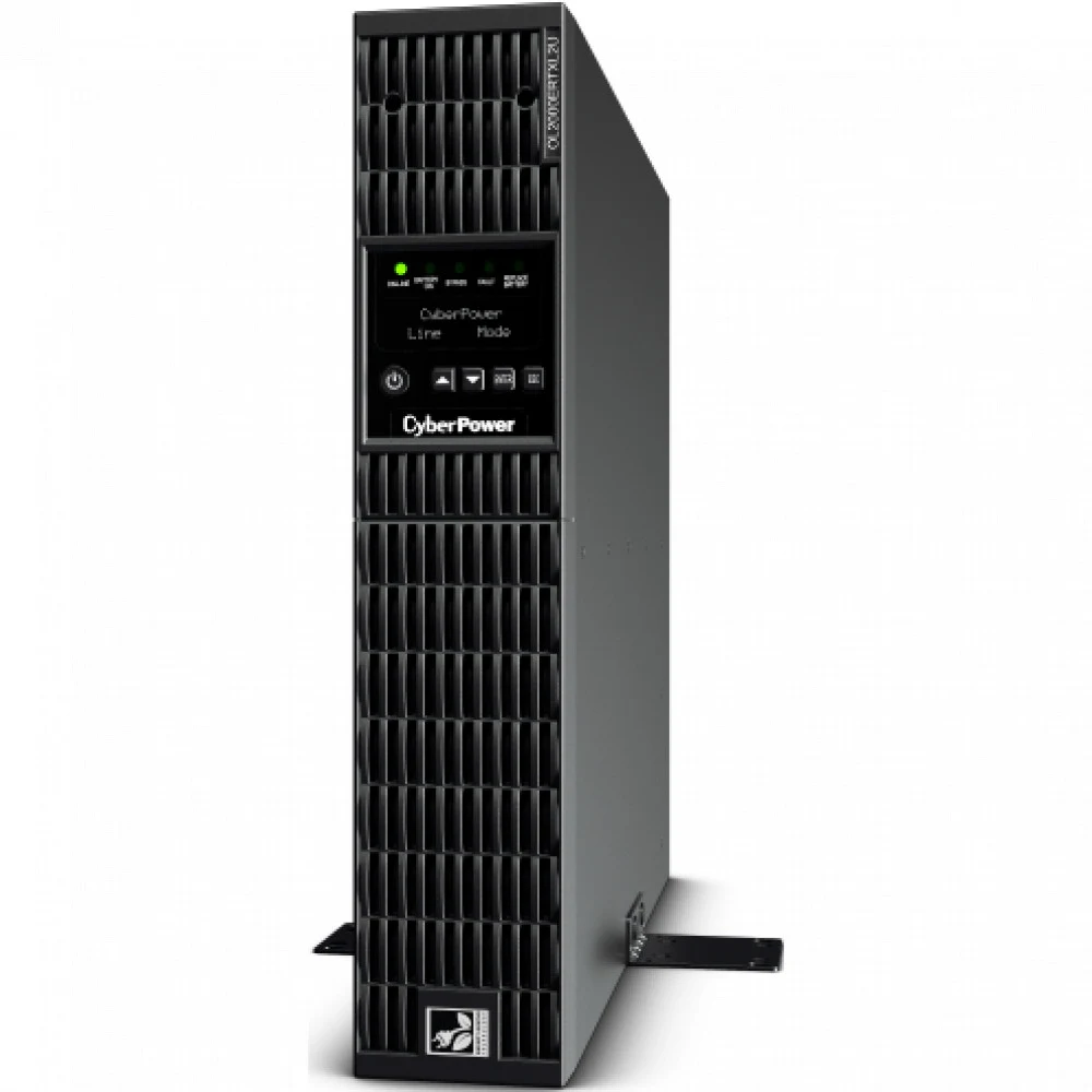 ИБП CyberPower OL2000ERTXL2U, Rackmount, Online, 2000VA/1800W, 8 IEC-320 С13, 1 IEC C19 розеток, USB&Serial, RJ11/RJ45, SNMPslot, LCD дисплей, Black, 0.5х0.8х0.2м., 38кг./ UPS Online CyberPower OL20