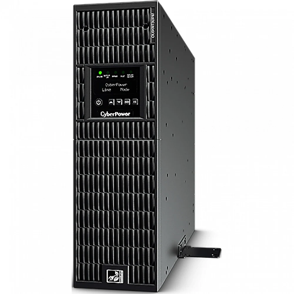 Источник бесперебойного питания, CyberPower,OL6KERT3UPM, Мощность 6000ВА/6000Вт, OL-серия, On-Line, Стоечный 2U,ЖК/ Smart/USB/RS-232/Tel.line, Диапазон работы AVR:200-240В, Бат.1 шт (не идет в компл
