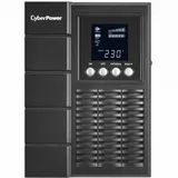 Источник бесперебойного питания, CyberPower, OLS1500E, Мощность 1500ВА/1350Вт, OLS-серия,On-Line, Напольный, ЖК/ Smart/USB/RS-232/Tel.line, Диапазон работы AVR: 160-300В, Бат.блок 3 шт., Вых: 4xIEC