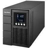 Источник бесперебойного питания, CyberPower, OLS1500E, Мощность 1500ВА/1350Вт, OLS-серия,On-Line, Напольный, ЖК/ Smart/USB/RS-232/Tel.line, Диапазон работы AVR: 160-300В, Бат.блок 3 шт., Вых: 4xIEC