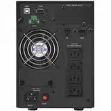 Источник бесперебойного питания, CyberPower, OLS1500E, Мощность 1500ВА/1350Вт, OLS-серия,On-Line, Напольный, ЖК/ Smart/USB/RS-232/Tel.line, Диапазон работы AVR: 160-300В, Бат.блок 3 шт., Вых: 4xIEC