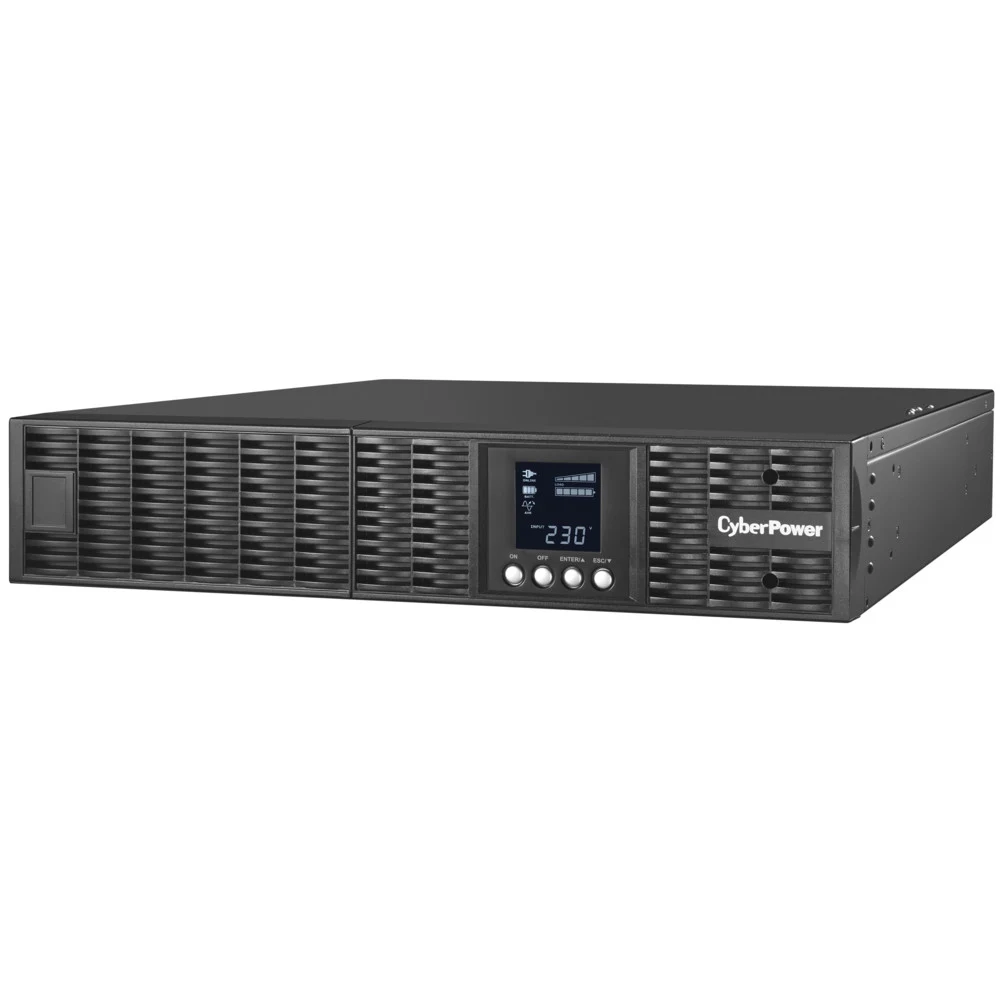 ИБП CyberPower OLS2000ERT2U, Rackmount, Online, 2000VA/1800W, 8 IEC-320 С13 розеток, USB&Serial, RJ11/RJ45, SNMPslot, LCD дисплей, Black, 0.5х0.8х0.2м., 22кг./ UPS Online CyberPower OLS2000ERT2U 200