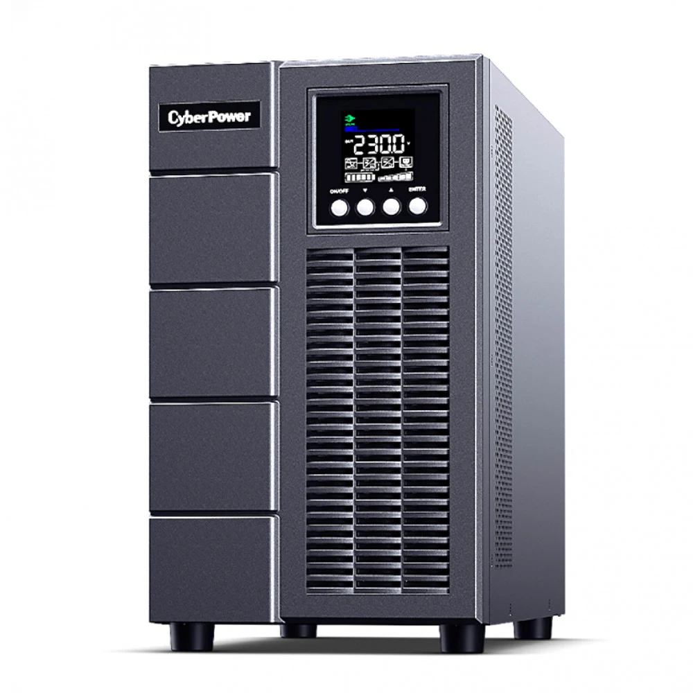 Источник бесперебойного питания, CyberPower, OLS3000EA, Мощность 3000ВА/2700Вт, OLS-серия, Ol-Line, Напольный, LCD/Smart/USB/RS-232/EPO/Relay, AVR: 190-300В, АКБ: 12В/9Ач х 6, Вых: 6xIEC C13/1xIEC C