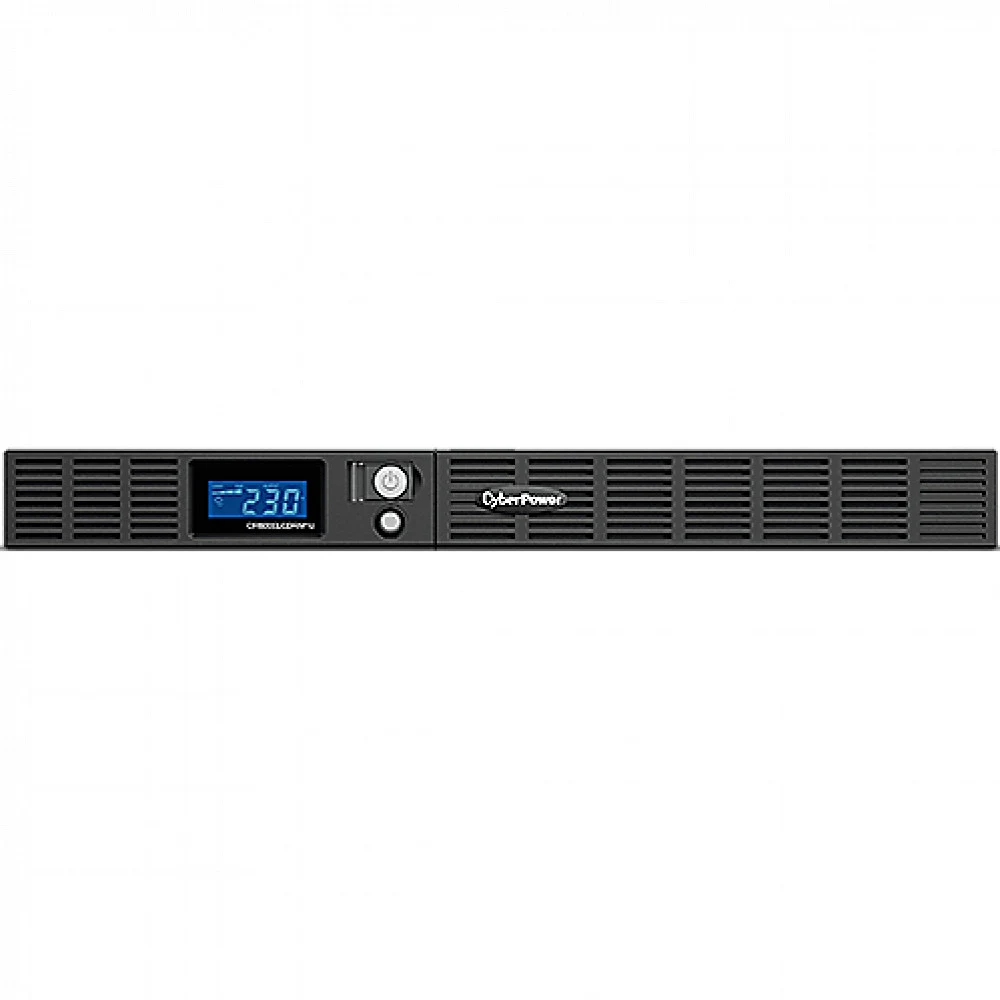 Источник бесперебойного питания, CyberPower, OR600ELCDRM1U/OR600ERM1U-RU, Мощность 600ВА/360Вт, OR-серия, Линейно-интерактивный, Стоечный 1U, LCD/Smart/USB/RS232/RJ11/RJ45,AVR: 160-263В, АКБ 6В/9Ач*