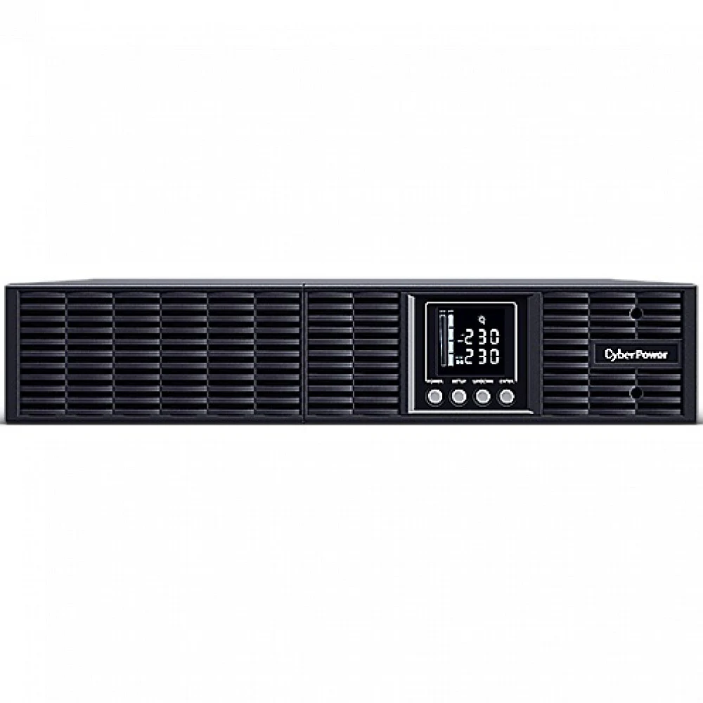 Источник бесперебойного питания, CyberPower, PLT3000ELCDRT2U, Мощность 3000ВА/2700Вт, PLT-серия, Линейно-интерактивный, Стоечный 2U, LCD/USB/RS232/EPO, AVR: 160-290В, АКБ12В/7.5Ач*6шт, Вых: 8xIEC C1