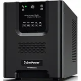 Источник бесперебойного питания, CyberPower, PR1000ELCD, Мощность 1000ВА/900Вт, PR-серия, Линейно-интерактивный, Напольный, ЖК/Smart/USB, Диапазон работы AVR: 150-301В, Бат.1 шт., Вых: 8xIEC C13, Чё