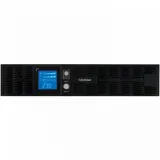 Line-Interactive ИБП, CyberPower PR1000ELCDRT2UA, 1000VA/900W, Чистая синусоида, 2U Rack/Tower, LCD, AVR, EPO, RJ11/RJ45, USB, RS-232, Smart Slot, 8*IEC C13 + сухие контакты, PowerPanel® Personal Ed