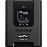 Line-Interactive ИБП, CyberPower PR2200ELCDSL, выходная мощность 2200VA/1980W, Чистая синусоида, LCD, AVR, EPO, USB, RS-232, Smart Slot, 8 выходных разъемов типа IEC C13 + 1 разъем типа IEC 320 C19,