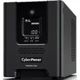 Источник бесперебойного питания, CyberPower, PR3000ELCDSL, Мощность 3000ВА/2700Вт, PR-серия, Линейно-интерактивный, Напольный, ЖК/Smart/USB, Диапазон работы AVR: 151-296 В, Бат.1 шт., Вых: 1xSchuko/