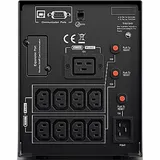 Источник бесперебойного питания, CyberPower, PR3000ELCDSL, Мощность 3000ВА/2700Вт, PR-серия, Линейно-интерактивный, Напольный, ЖК/Smart/USB, Диапазон работы AVR: 151-296 В, Бат.1 шт., Вых: 1xSchuko/