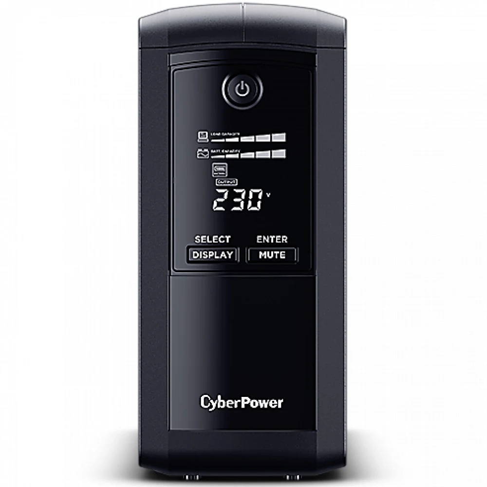 Источник бесперебойного питания/ UPS CyberPower VP1000EILCD Line-Interactive 1000VA/550W USB/RS-232/RJ11/45 (6 IEC С13)