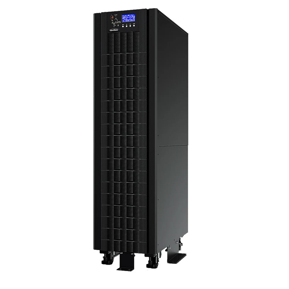 Источник бесперебойного питания, CyberPower, HSTP3T40KEBCWOB, Трёхфазный (3Ф/3Ф), On-Line, 40кВА/36кВт, Батареи: 12Ач/80шт (не поставляются в комплекте), чёрный