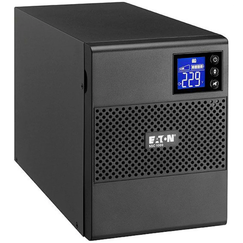 ИБП Eaton 5SC 1000 (1000ВА/700Вт) Башня Характеристики: Общие: Топология: Линейно-интерактивный высокочастотный с компенсацией понижения и повышения напряжения, чистая синусоида на выходе Конфигурац