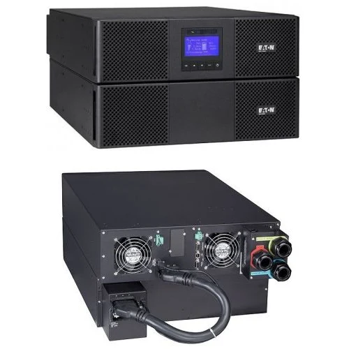 ИБП Eaton 9SX 11000i RT6U (11000ВА/10000Вт) Вход Номинальное напряжение 200/208/220/230/240/250В Диапазон входного напряжения без перехода на батареи при 100% нагрузке 176-276В без снижения мощности