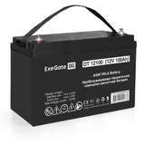 Комплект ИБП EX295995RUS + батарея 100Aч EX282985RUS 1шт (инвертор, синус, для котла, настенный) ExeGate FineSine SX-500.LCD.AVR.2SH <500VA/300W, чистая синусоида, цветной LCD-дисплей, AVR, 2*Schuko