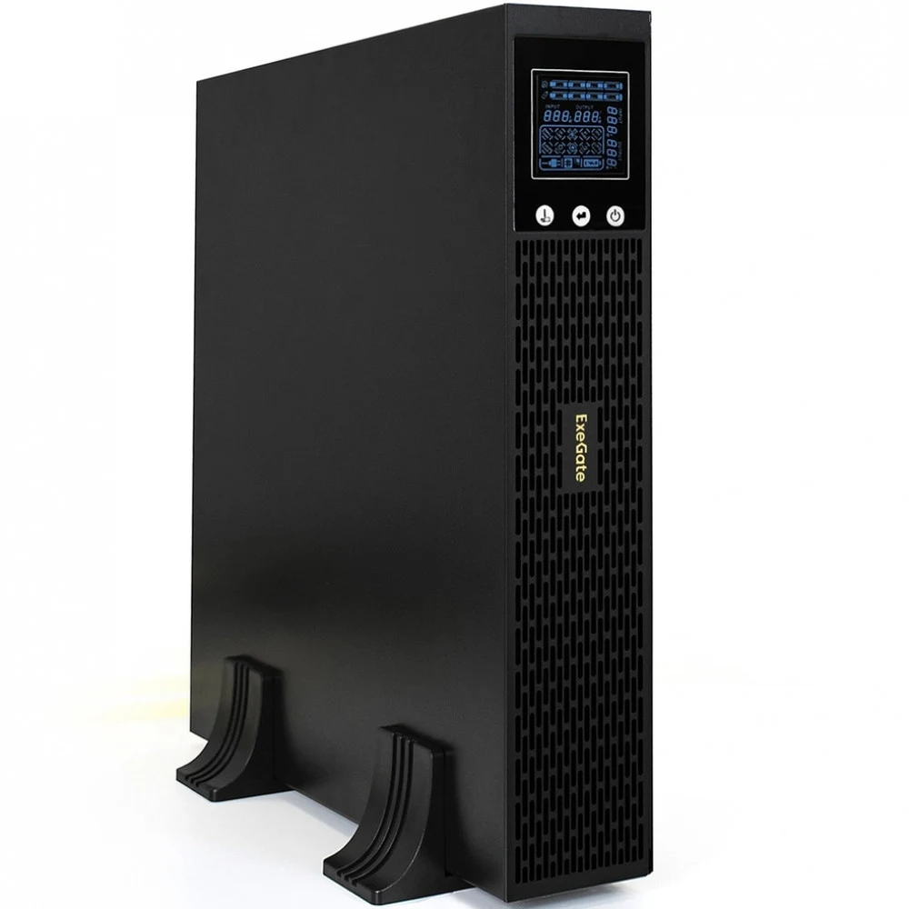 ИБП Pure Sine Wave ExeGate SinePower UHB-1000.LCD.AVR.1SH.4C13.RJ.USB.2U (1000VA/800W, LCD, AVR, 1*EU/Тип F(Schuko)+4*C13, RJ45/11, USB, батарея 12V 7.2Ah - 2шт, Rackmount 2U/Tower, металлический ко