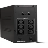Exegate EP285481RUS ИБП ExeGate SpecialPro UNB-1000.LED.AVR.C13.RJ <1000VA/650W, LED, AVR, 6*IEC-C13, RJ45/11, Black>