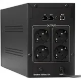 ИБП ExeGate SpecialPro UNB-2000.LED.AVR.4SH.RJ.USB 2000VA/1200W, LED, AVR,4*Schuko, RJ45/11, USB, металлический корпус, Black
