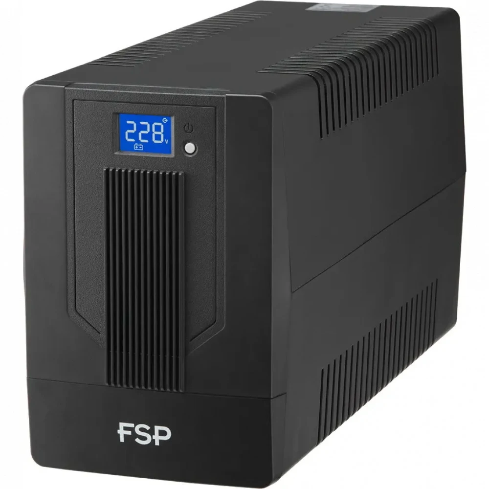 UPS FSP iFP 2000, 2000VA, 1200W, 2x12V/9 Ah, AVR 162-290В, 6xIEC-C13, RJ-45, USB-B