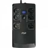 ИБП FSP Nanofit 800 480W/батарея 12V 5Ah/2xUSB charger 5V/1A//RJ45/6 розеток Euro/ЖК-дисплей