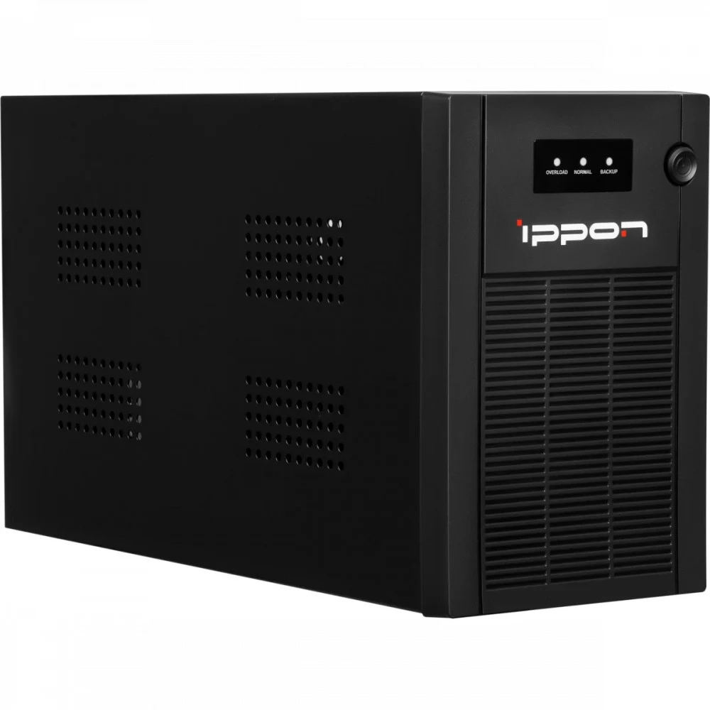 ИБП IPPON Back Basic 1050S New Euro черный (линейно-интерактивный, 1050VA, 600W, 3xEURO, USB, RJ45) (2095136)
