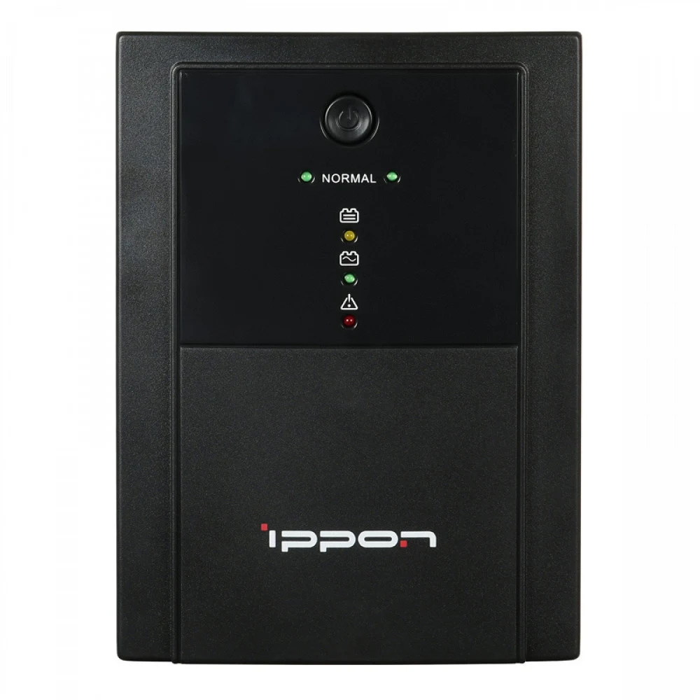 ИБП Ippon Back Basic 1500, 1500VA, 900Вт, AVR 162-280В, 6хС13, управление по USB, без комлекта кабелей