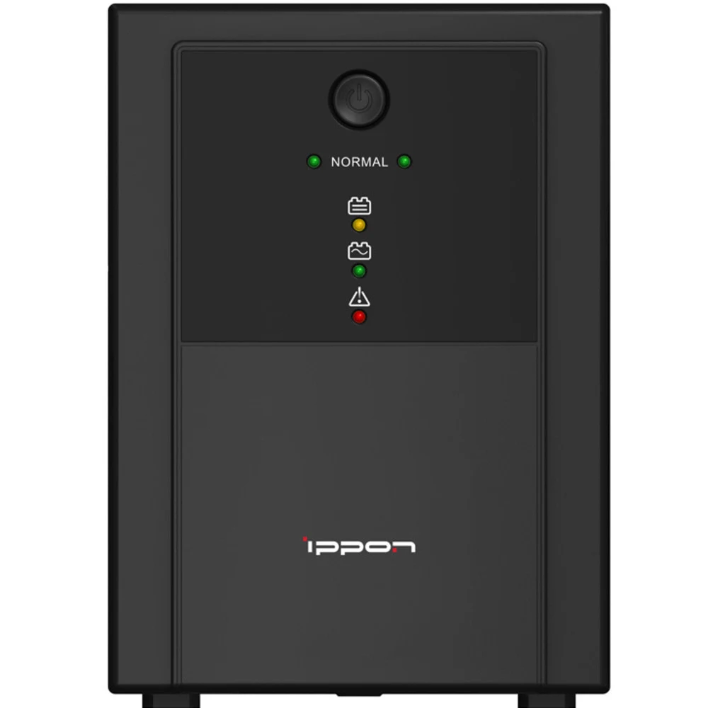 ИБП Ippon Back Basic 1500 black (линейно-интерактивный, 1500VA, 900W, 6xC13, RJ-45, USB) (1108030)
