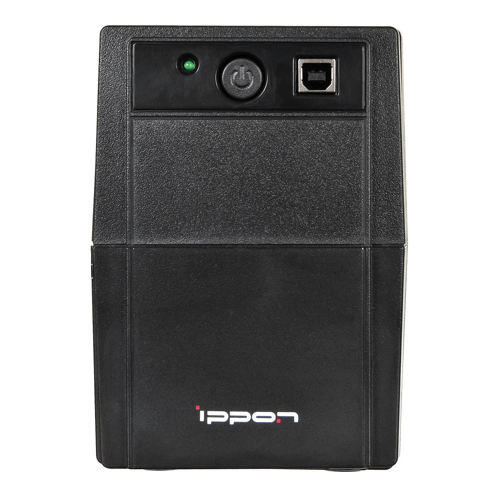 UPS Ippon Back Basic 650, 650VA, 360W, 1x12V/7Ah, AVR 162-285В, 3 розетки IEC-C13, USB-B