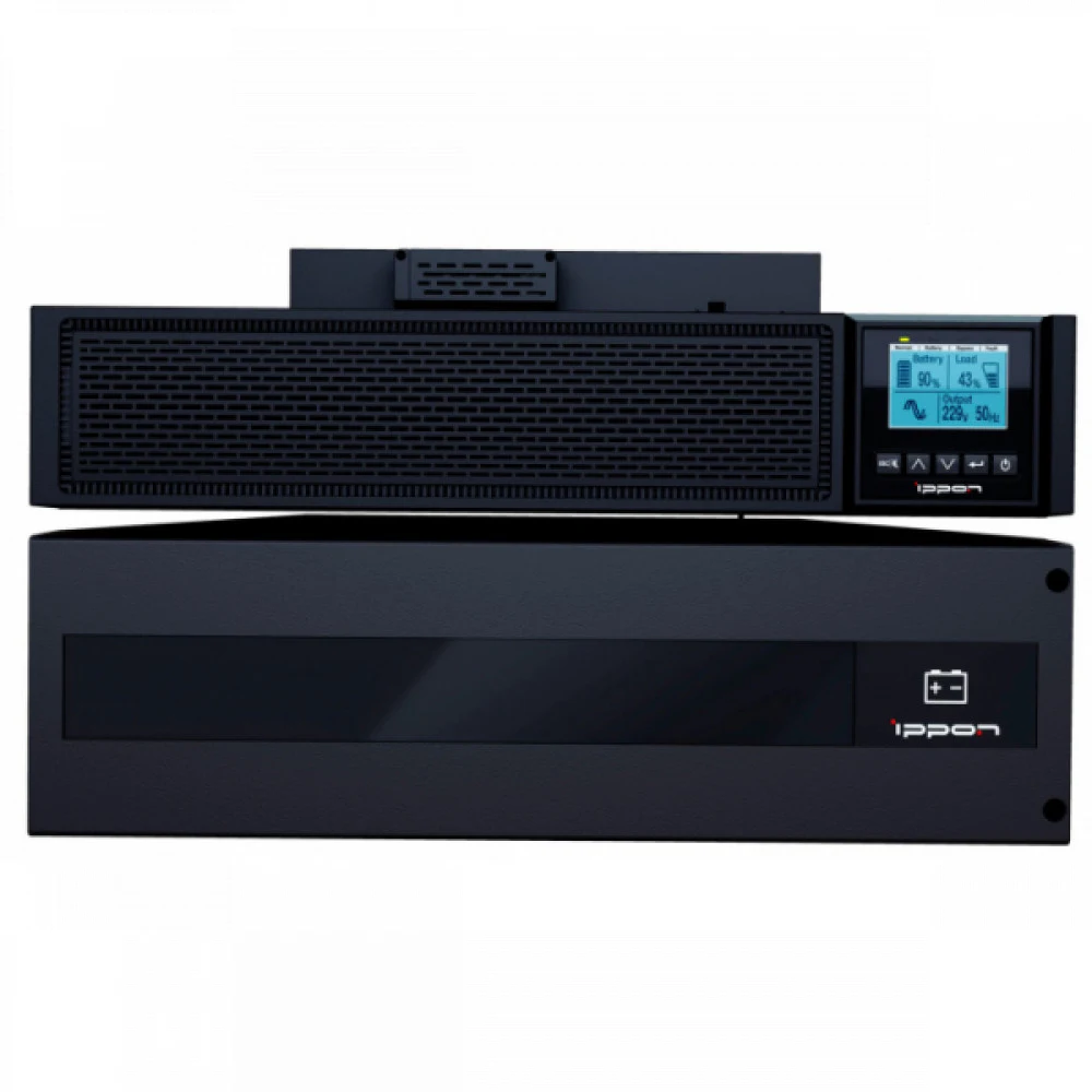 ИБП Ippon Innova RT II 10000 black (с двойным преобразованием, 10000VA, 10000W, 4xC13, 2xC19, RS-232, USB, EPO) (1005633)