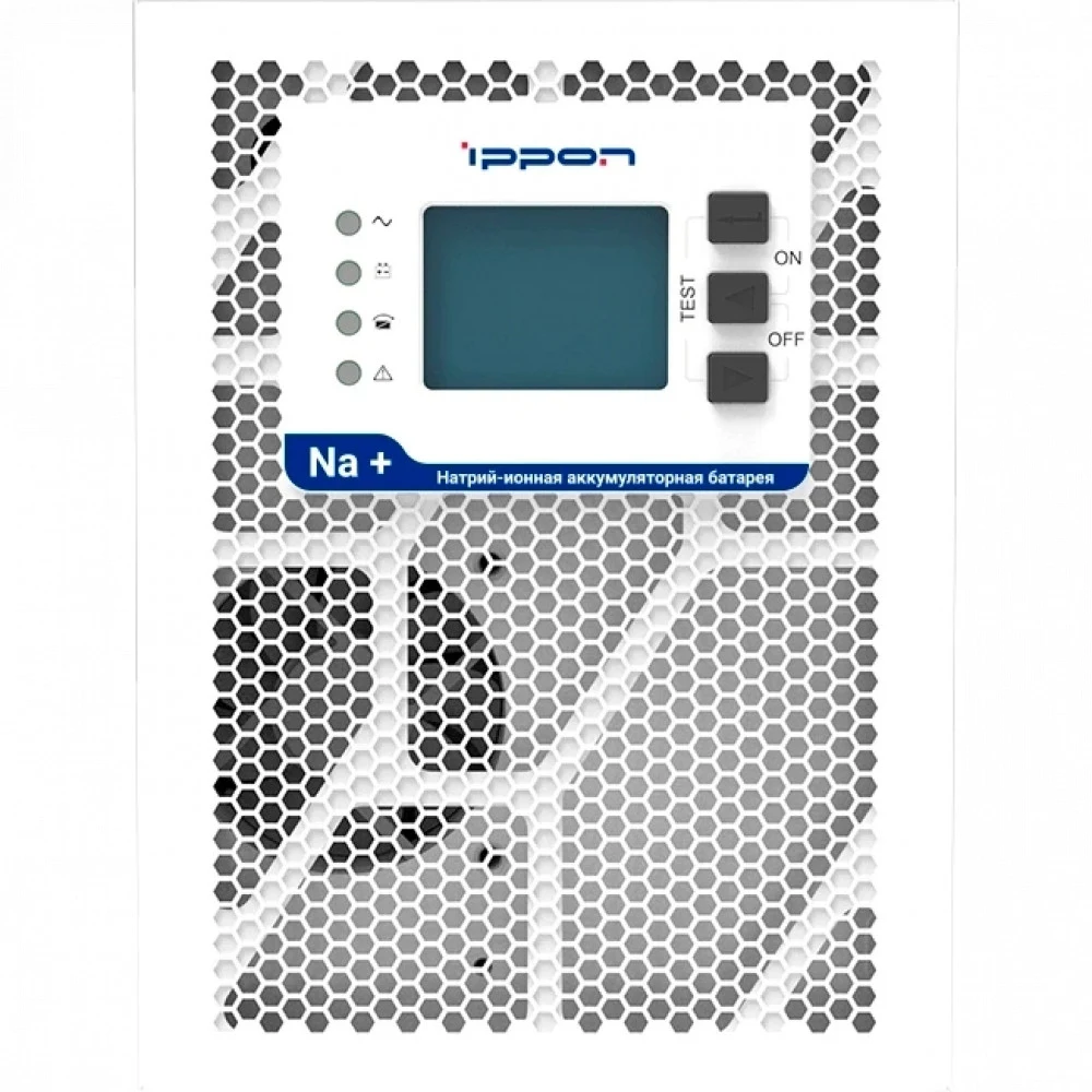 ИБП Ippon Na+ TAE 1000 1000W/Tower online/батарея 12V 4,8Ah*3/USB-B/RS-232/EPO/3 euro роз/ЖК-дисплей/поддержка SNMP/Бел