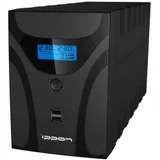 ИБП Ippon Smart Power Pro II Euro 1600 black (линейно-интерактивный, 1600VA, 960W, 4xEURO, RJ-45, USB-B, 2xUSB-A, 5V, 1.8A) (1029742)