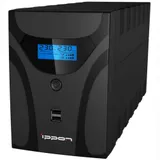 ИБП Ippon Smart Power Pro II Euro 2200 black (линейно-интерактивный, 2200VA, 1200W, 4xEURO, RJ-45, USB-B, 2xUSB-A, 5V, 1.8A) (1029746)