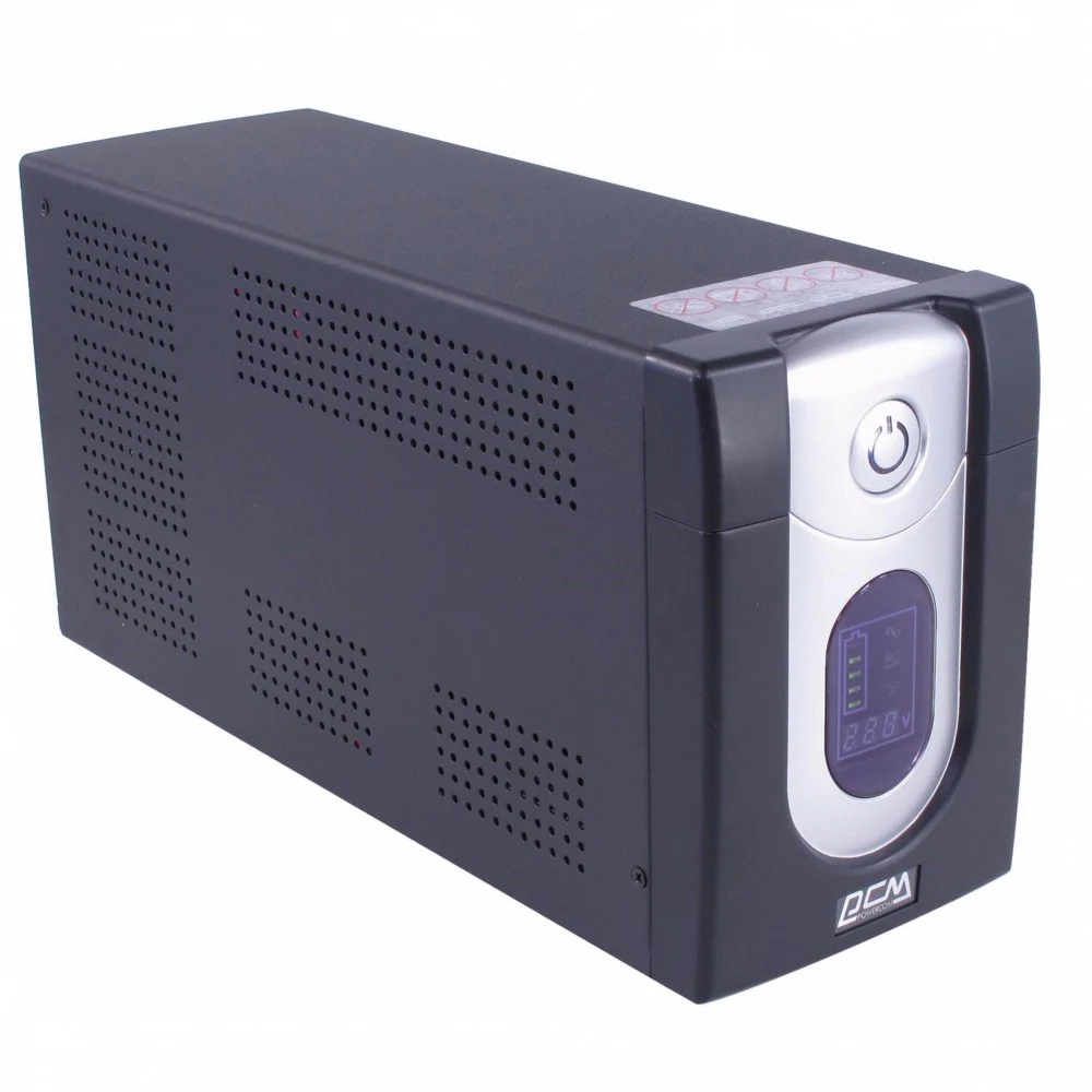 ИБП Powercom IMD-2000AP, LCD, линейно-интерактивный, 2000 ВA, 1200 Вт, 4 розетки IEC320 C13 с резервным питанием, 2 розетки IEC320 C13 с фильтрацией, USB, защита RJ45/RJ11, ШхГхВ 130х382х192мм, 14.5