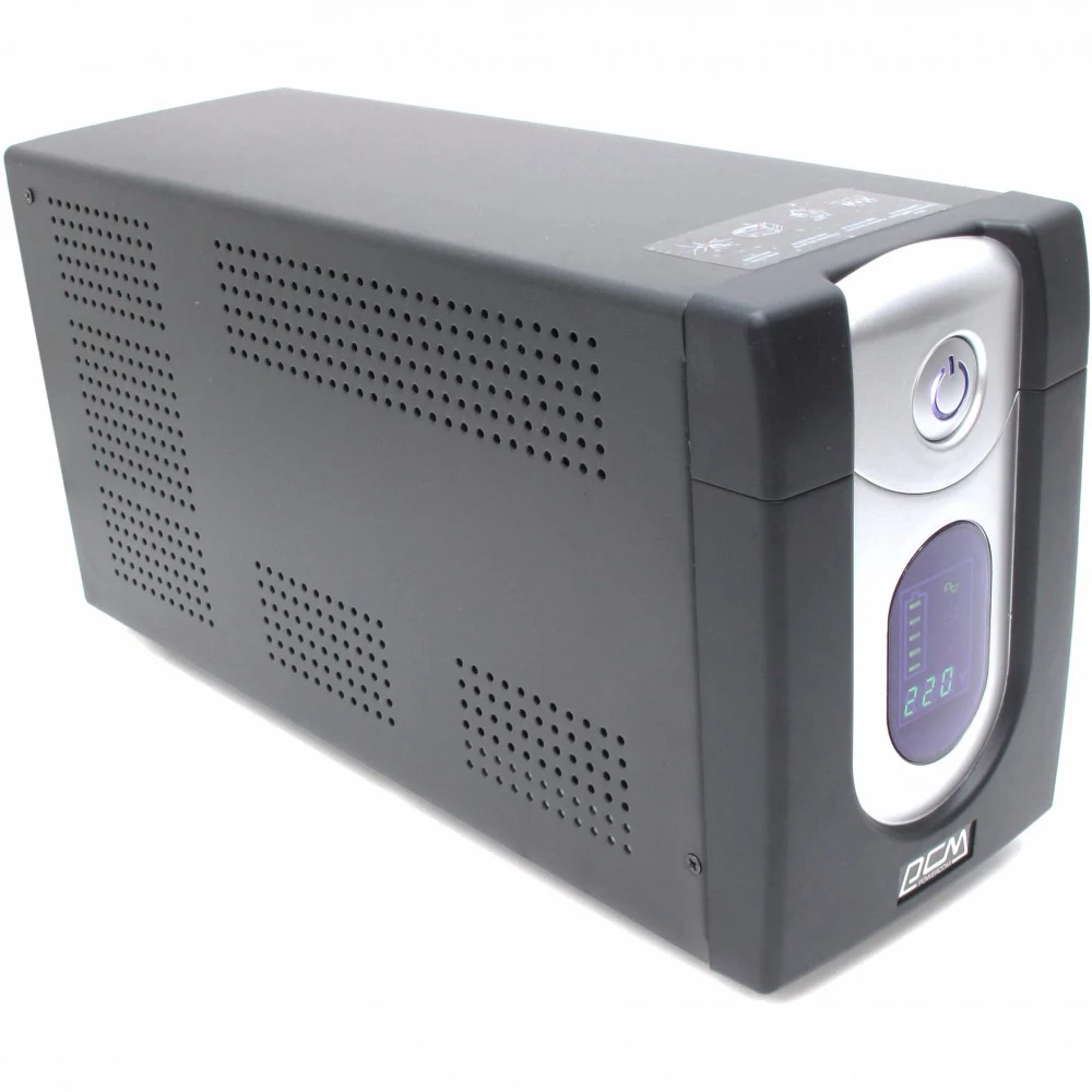 Источник бесперебойного питания Powercom Back-UPS IMPERIAL, Line-Interactive, 1500VA/900W, Tower, 6*IEC320-C13 (2 surge & 4 batt), LCD, USB (507312)