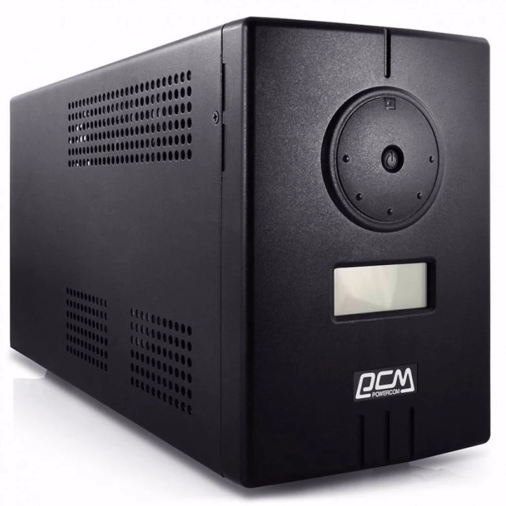 Источник бесперебойного питания Powercom Infinity, Line-Interactive, 1100VA/750W, Tower, Schuko, USB, без встроенных батарей (383441)
