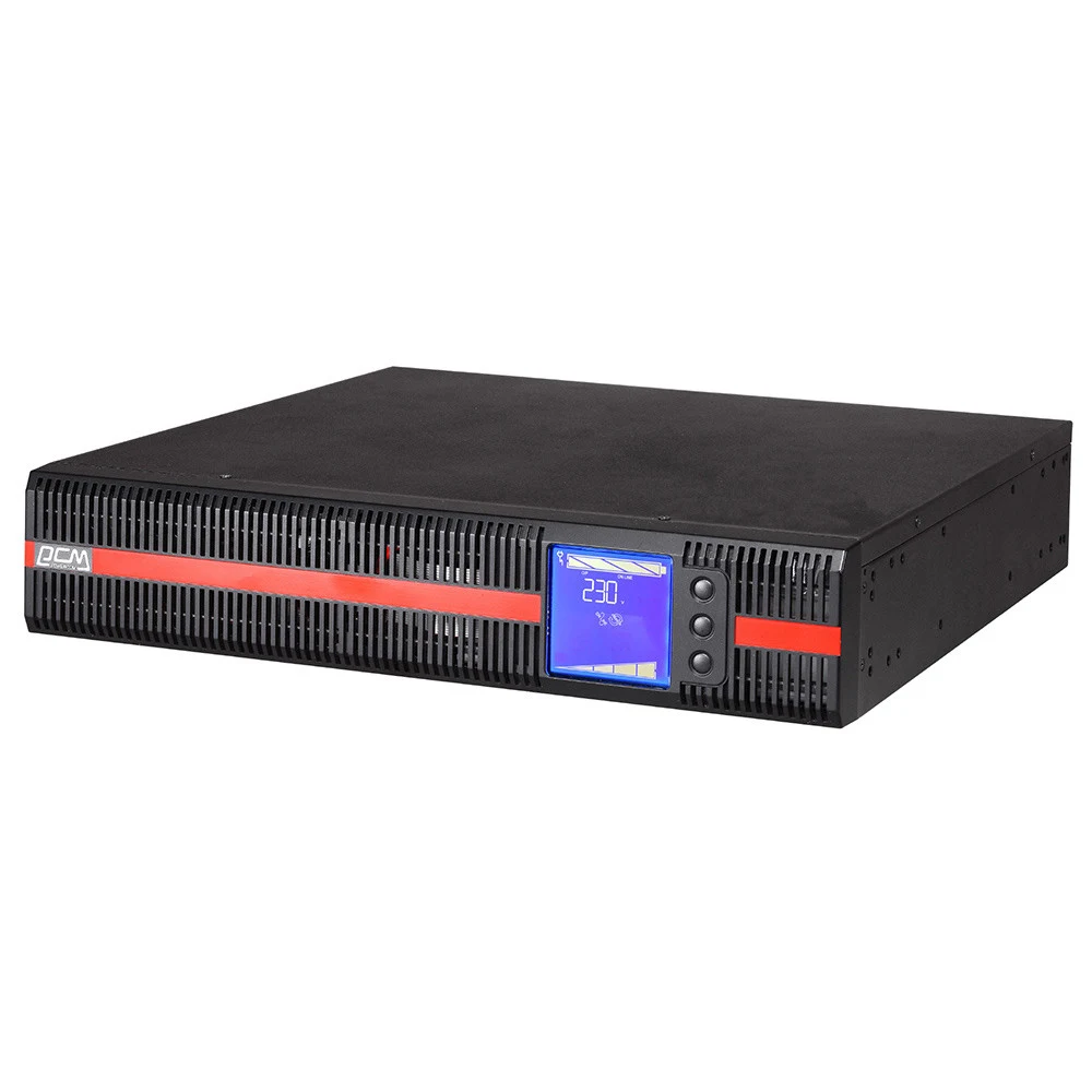 Источник бесперебойного питания Powercom MACAN SE, On-Line, 1500VA/1500W, Rack/Tower, 6*IEC320-C13, LCD, Serial+USB, SmartSlot, подкл. доп. Батарей (1168817)