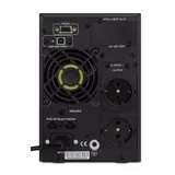 UPS POWERMAN Online 1000, LCD, dual conversion, 1000VA, 900W, 2 eurosockets with backup power, USB, RS232, SNMP slot, RJ11 / RJ45 protection, external battery pack (not included), 215 х 315 х 365 mm