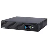 UPS POWERCOM SPR-2000, line-interactive, 2000 VA, 1600 W, LCD, Rack / Tower, 8 IEC320 C13 sockets and 1 C19 socket with redundant power supply, USB, RS-232, SNMP card slot, RJ45 protection, WxDxH 42