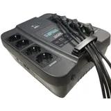 Powercom Back-UPS SPIDER, Line-Interactive, LCD, AVR, 750VA/450W, Schuko, USB, black (1456261)