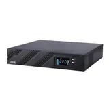 UPS POWERCOM SPR-1500, line-interactive, 1500 VA, 1200 W, LCD, Rack / Tower, 8 IEC320 C13 sockets with redundant power supply, USB, RS-232, SNMP card slot, RJ45 protection, WxDxH 428x453x84 mm, 20.5