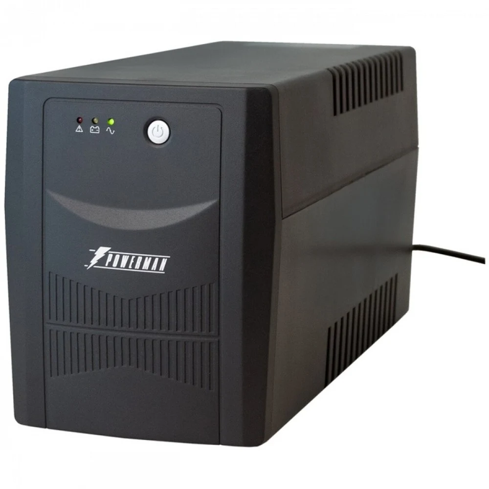 ИБП POWERMAN Back Pro 1500, линейно-интерактивный, 1500ВА, 900Вт, 4 евророзетки с резервным питанием, батарея 12В 9Ач 2 шт., 380мм х 101мм х142мм, 10.7 кг./ UPS POWERMAN Back Pro 1500, line-interact