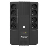 UPS POWERMAN Brick 1000, line-interactive, 1000VA, 600W, 4 eurosockets with backup power, 4 eurosockets with surge protection, battery 12V 9Ah 1 pc., 309mm x 202mm x 93mm, 5.6 kg.