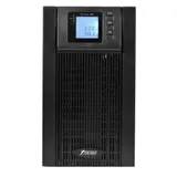 UPS POWERMAN Online 2000, LCD, double conversion, 2000VA, 1800W, 8 pcs IEC320 C13 with redundant power supply, USB, RS232, SNMP slot, EPO connector, battery 12V 9Ah 4 pcs, 1 cable C13/C14, 191 x 337