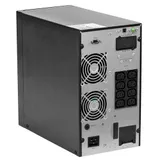 UPS POWERMAN Online 2000, LCD, double conversion, 2000VA, 1800W, 8 pcs IEC320 C13 with redundant power supply, USB, RS232, SNMP slot, EPO connector, battery 12V 9Ah 4 pcs, 1 cable C13/C14, 191 x 337