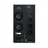 UPS POWERMAN Online 3000, LCD, dual conversion, 3000VA, 2400W, 3 eurosockets with backup power, USB, RS232, SNMP slot, protection RJ11 / RJ45, battery 12V 9Ah 6 pcs., 191mm x 469mm x 339mm, 27 kg.