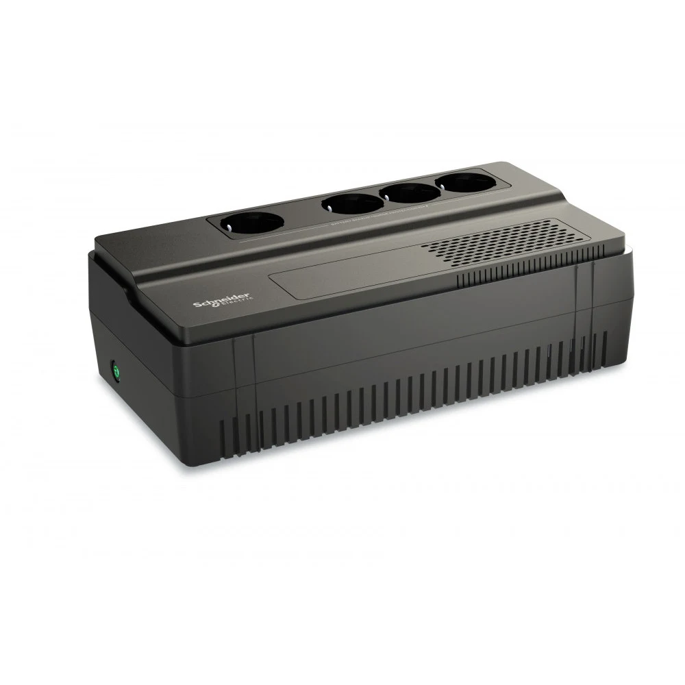 Источник бесперебойного питания, Schneider Electric, Easy UPS BVS650I-GR, Линейно-интерактивный, Мощность 650ВА/375Вт, Напольный, 230В, Вых: 4x Schuko, 1шт*7 Ач, Чёрный