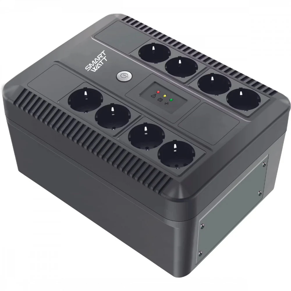 Источник бесперебойного питания Smartwatt SAFE PRO 850 480Вт 850ВА черный