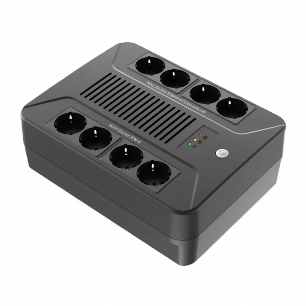 Источник бесперебойного питания Line-Interactive, 1000 VA, LED, USB, 8 Schuko