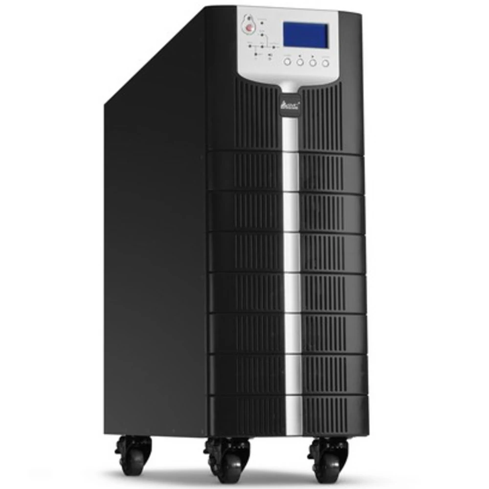 Трёхфазный ИБП, SVC, GT33-15KVA (15000ВА/15000Вт), Диапазон работы AVR: 304-478В, Трёхфазный (3 фазы на вход, 3 фазы на выход), Батареи: 40шт.* 7.5Ач или 9Ач (не поставляются в комплекте, устанавлив